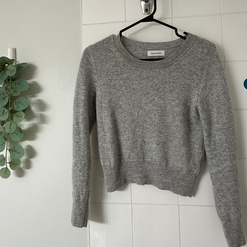 Naadam Cashmere sweater XS light grey
